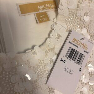 *NWT* Michael Kors Floral Embellished Scuba Top & Skirt Matching Set NEVER WORN